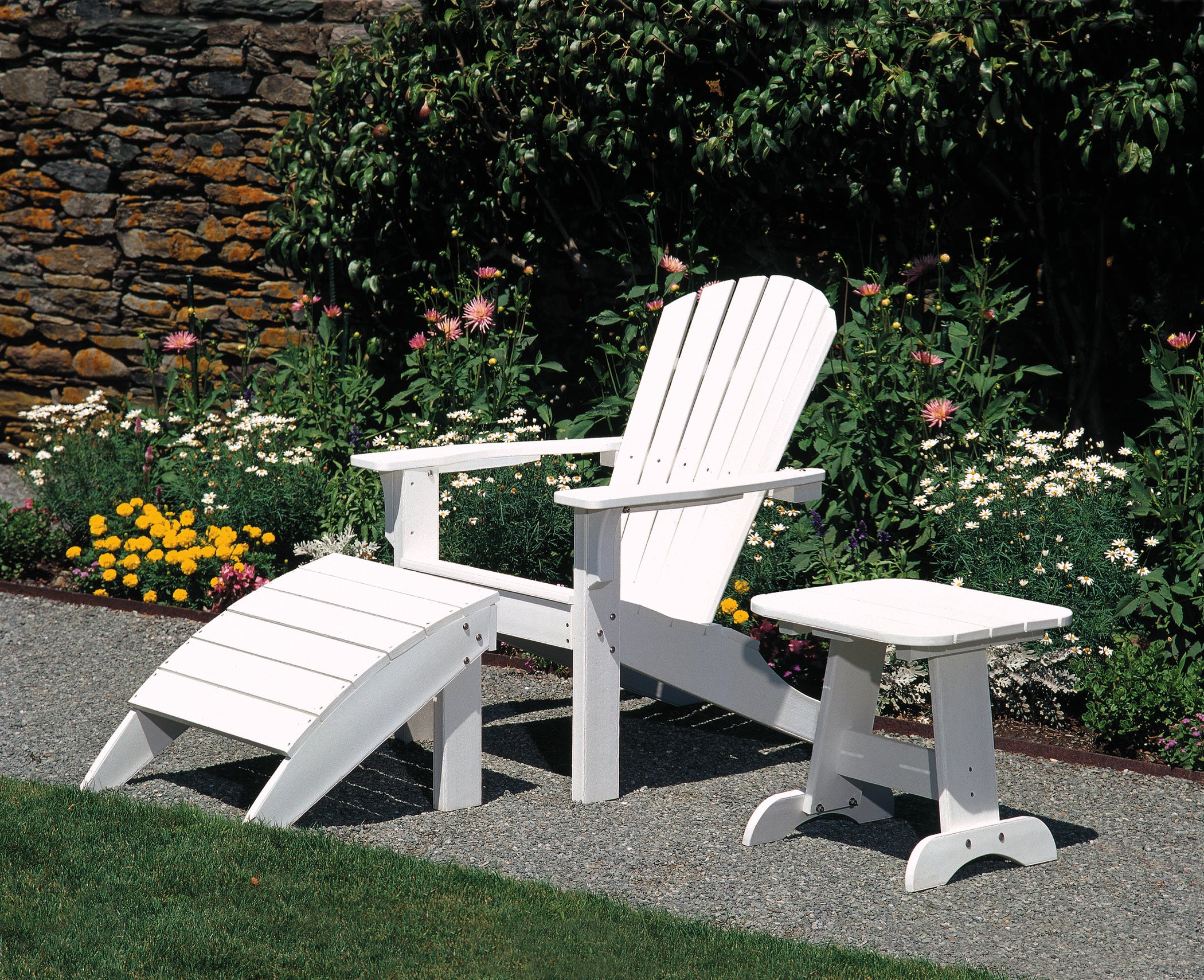 Seaside Casual Adirondack Foot Stool