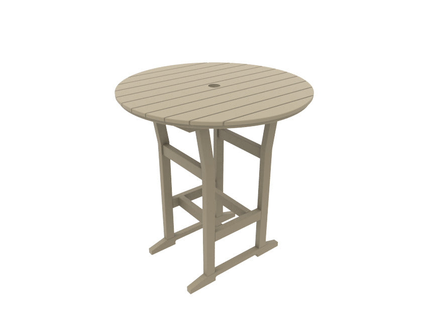 Coastline Café Round Bar Table | Seaside Casual Outdoor Furniture