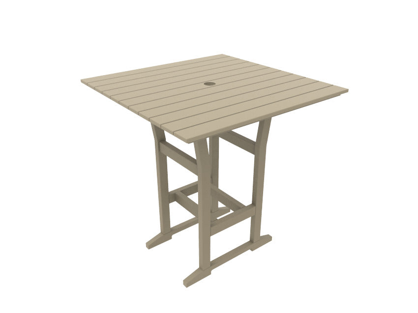 Coastline Café Square Bar Table | Seaside Casual Outdoor Furniture