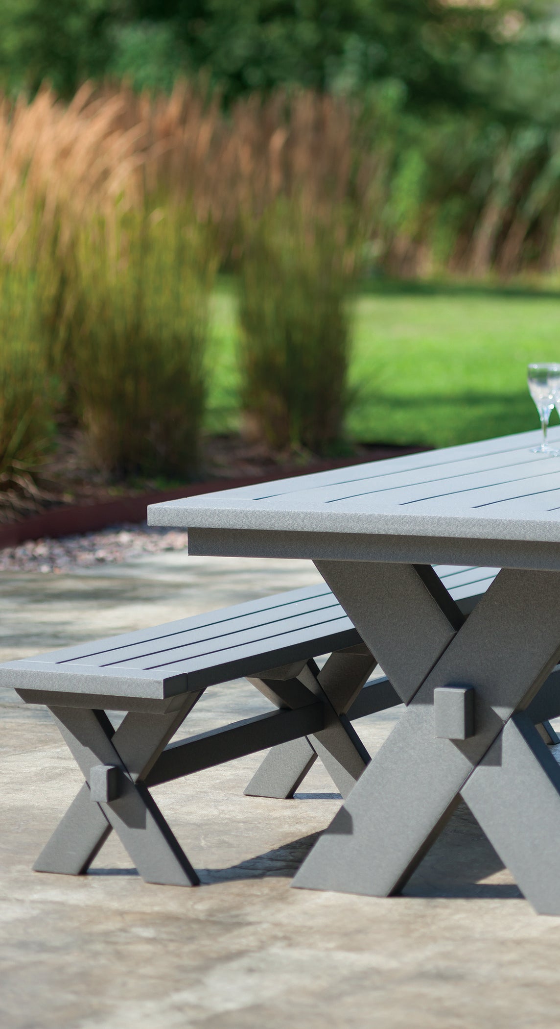 Seaside Casual Sonoma 76" Dining Bench – Classic Outdoor Comfort