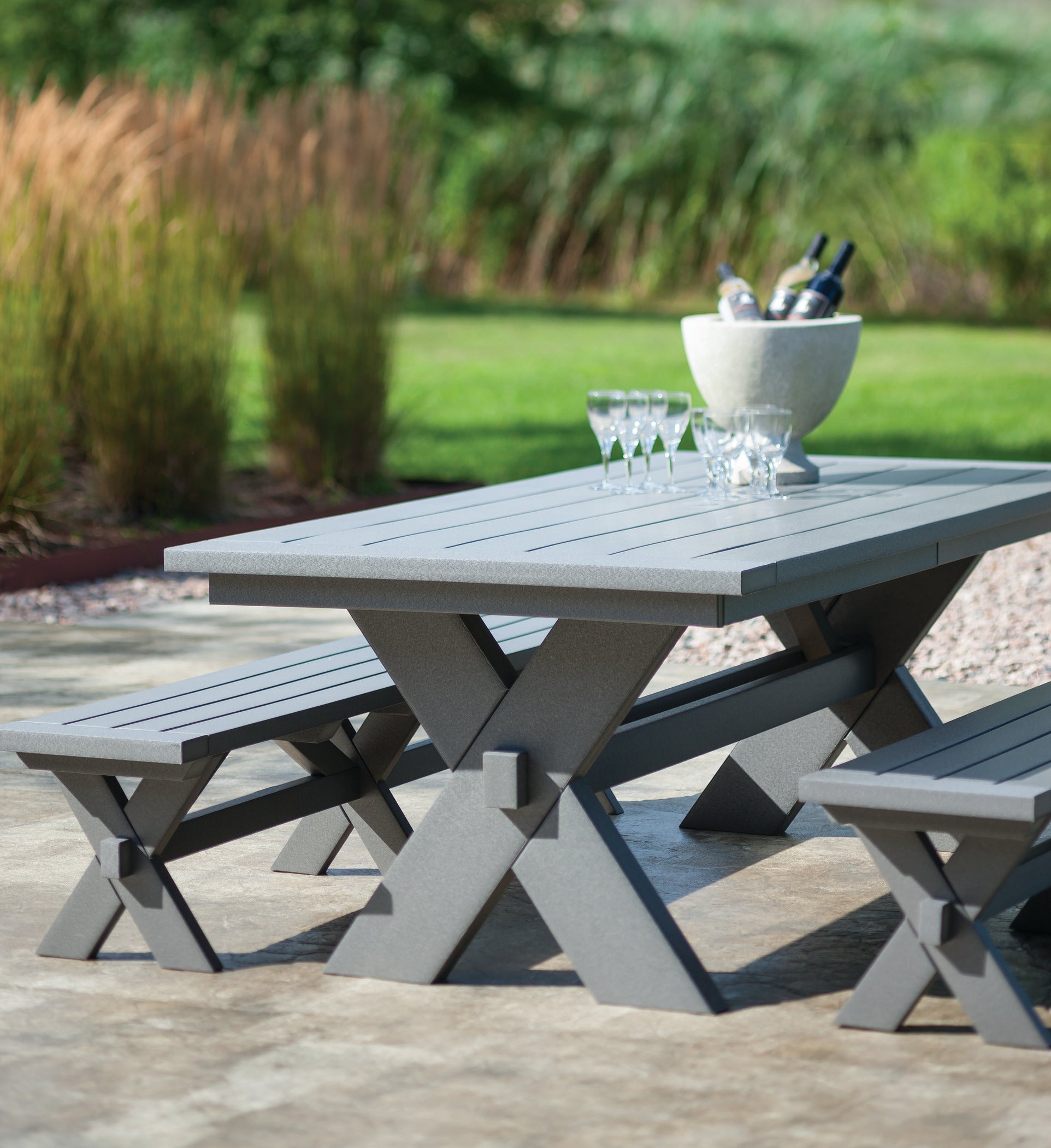 Sonoma Gathering Table – Durable Weather-Resistant Outdoor Dining Table
