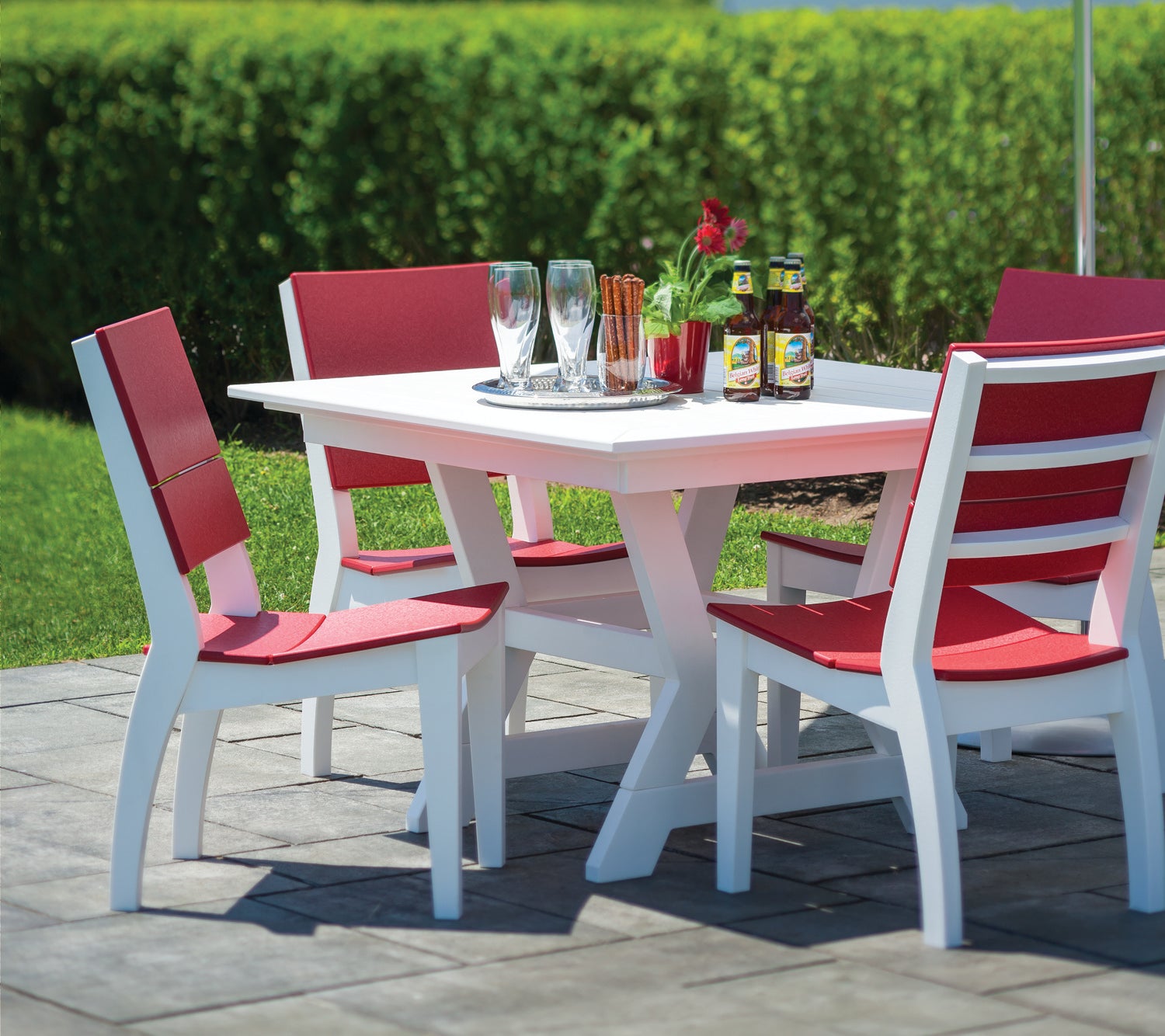 Seaside Casual SYM Side Chair – Modern Outdoor Dining Comfort