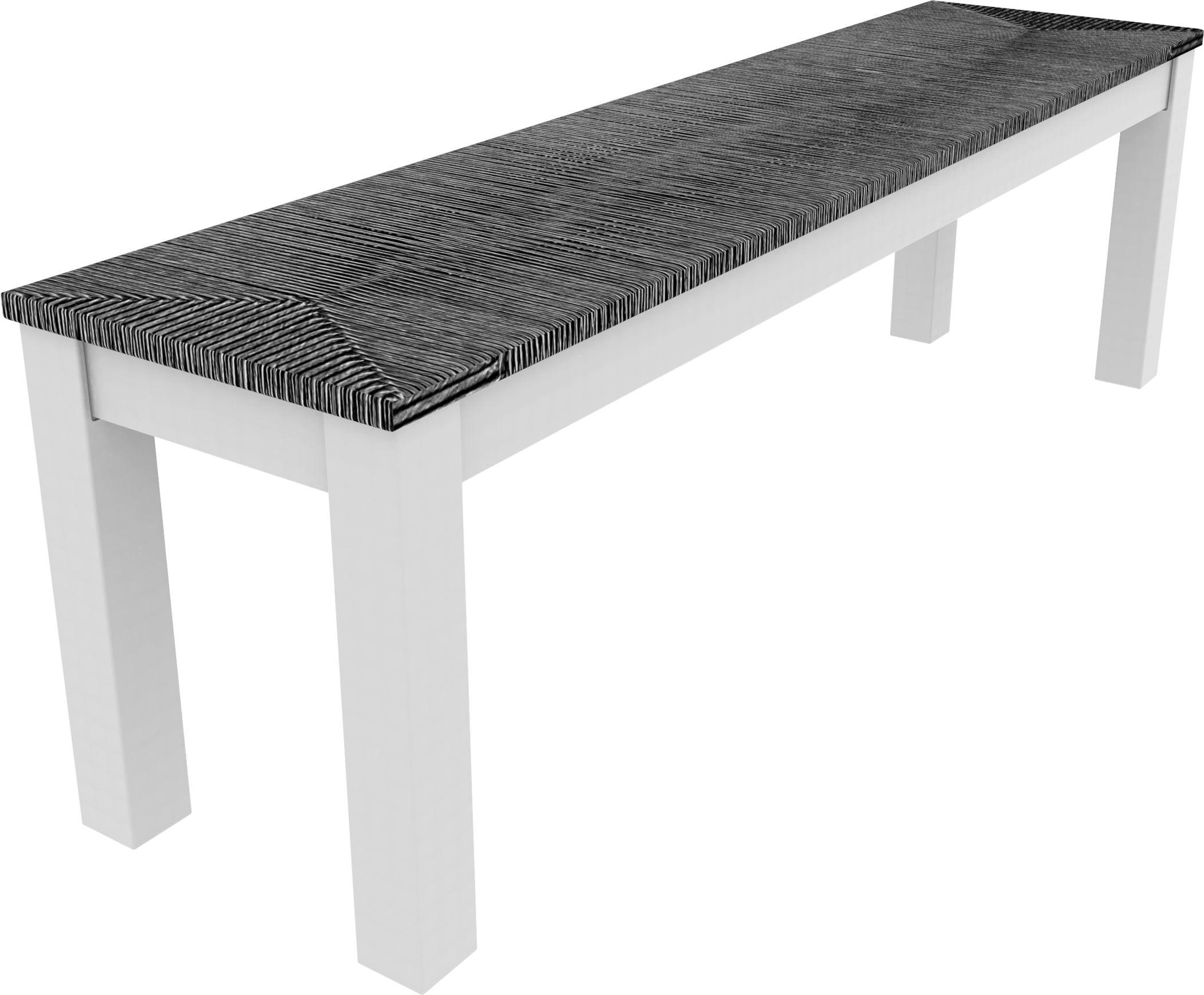 Greenwich 80" Woven Dining Bench | Seaside Casual Outdoor Furniture