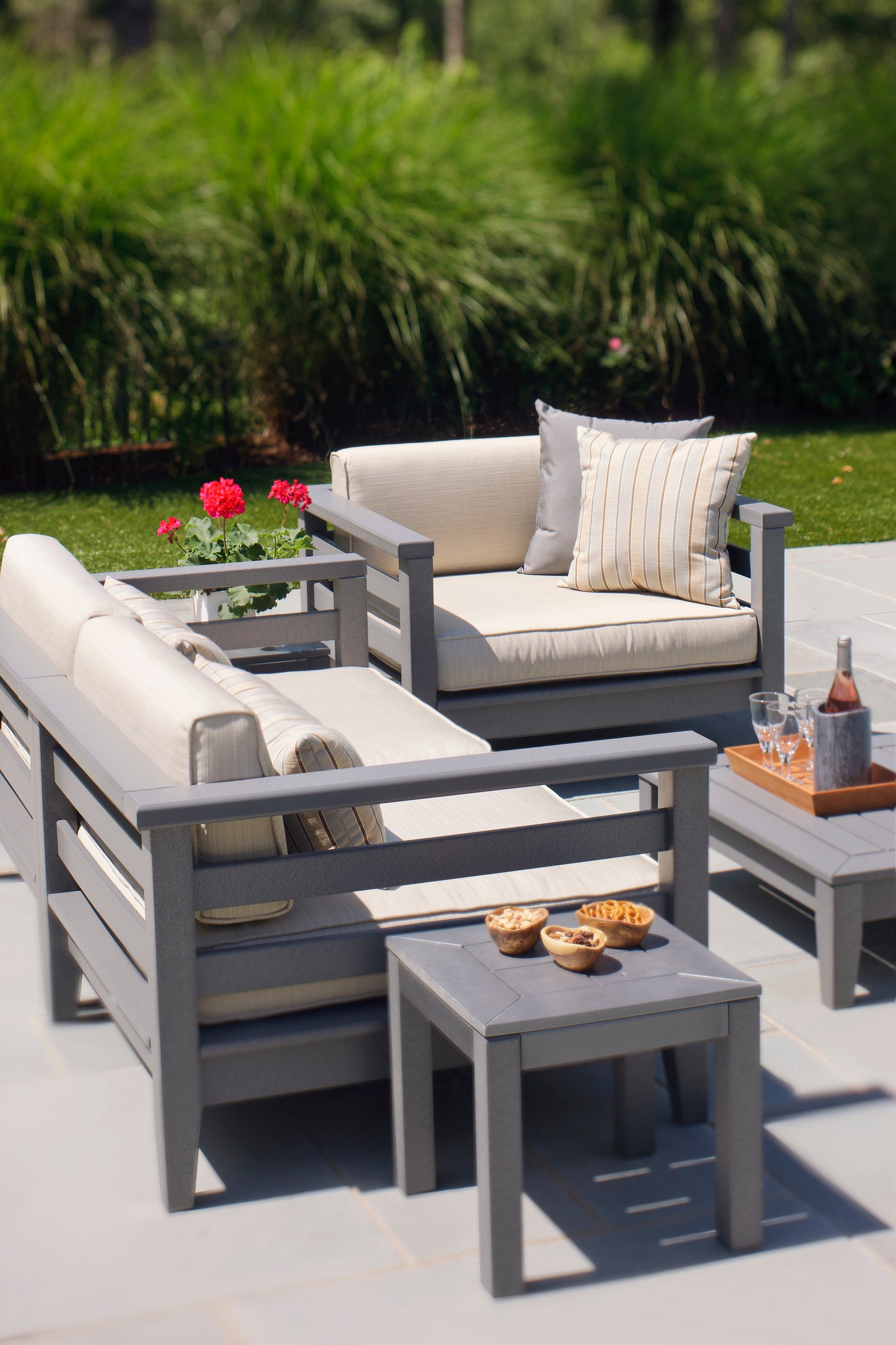 Cambridge Sectional Armless Chair | Seaside Casual Outdoor Furniture