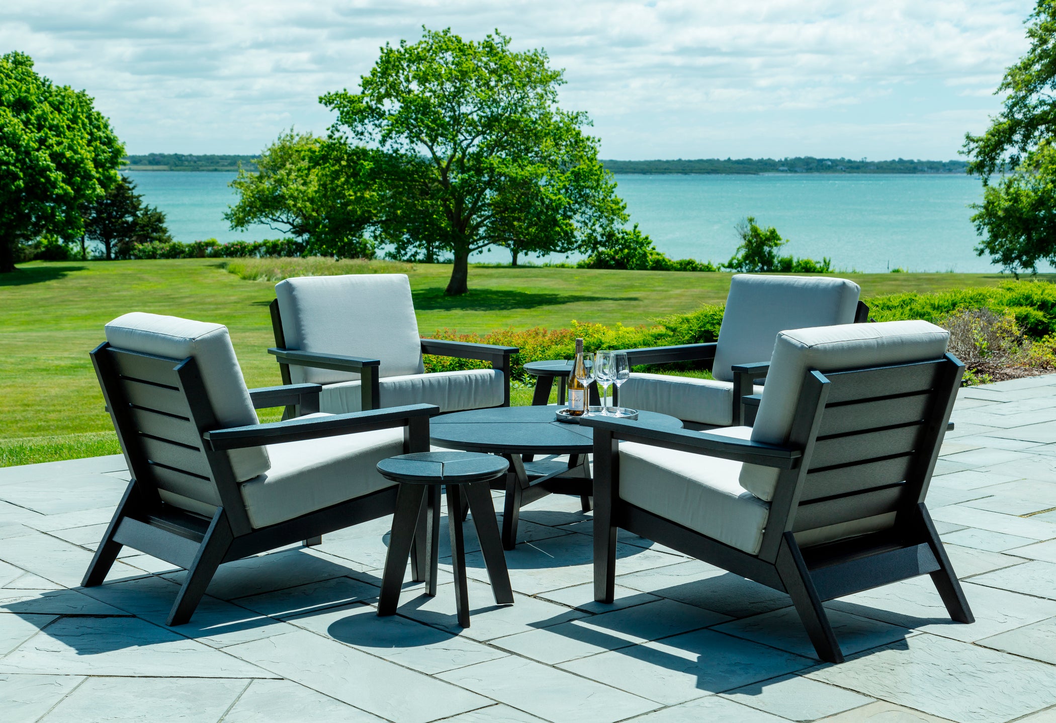 Dex Round Side Table | Seaside Casual Outdoor Furniture