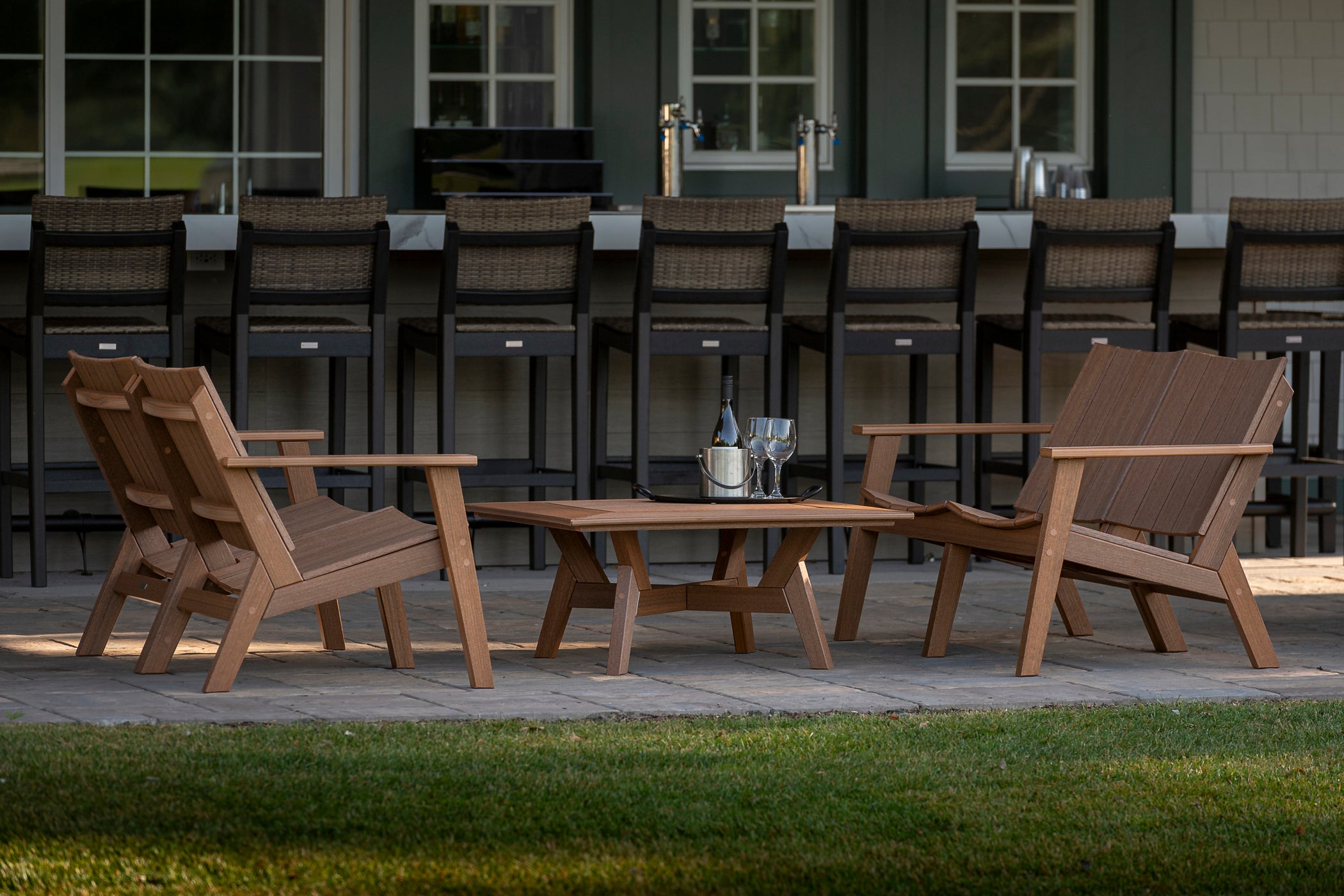 Dex Square Chat Table | Seaside Casual Outdoor Furniture