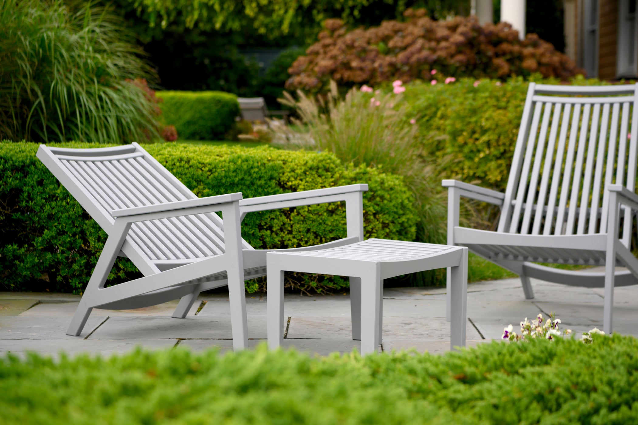 SUR Reclining Lounge Chair | Weather-Resistant Adjustable Outdoor Lounge Chair