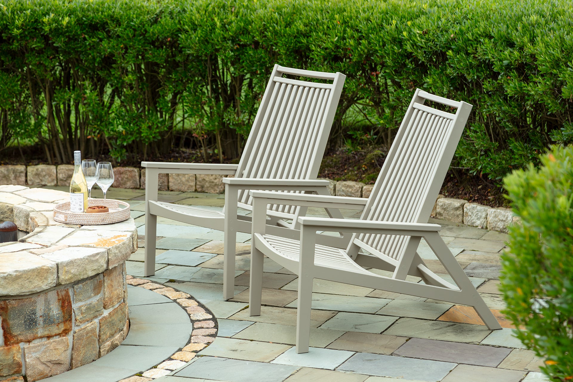 SUR Reclining Lounge Chair | Weather-Resistant Adjustable Outdoor Lounge Chair