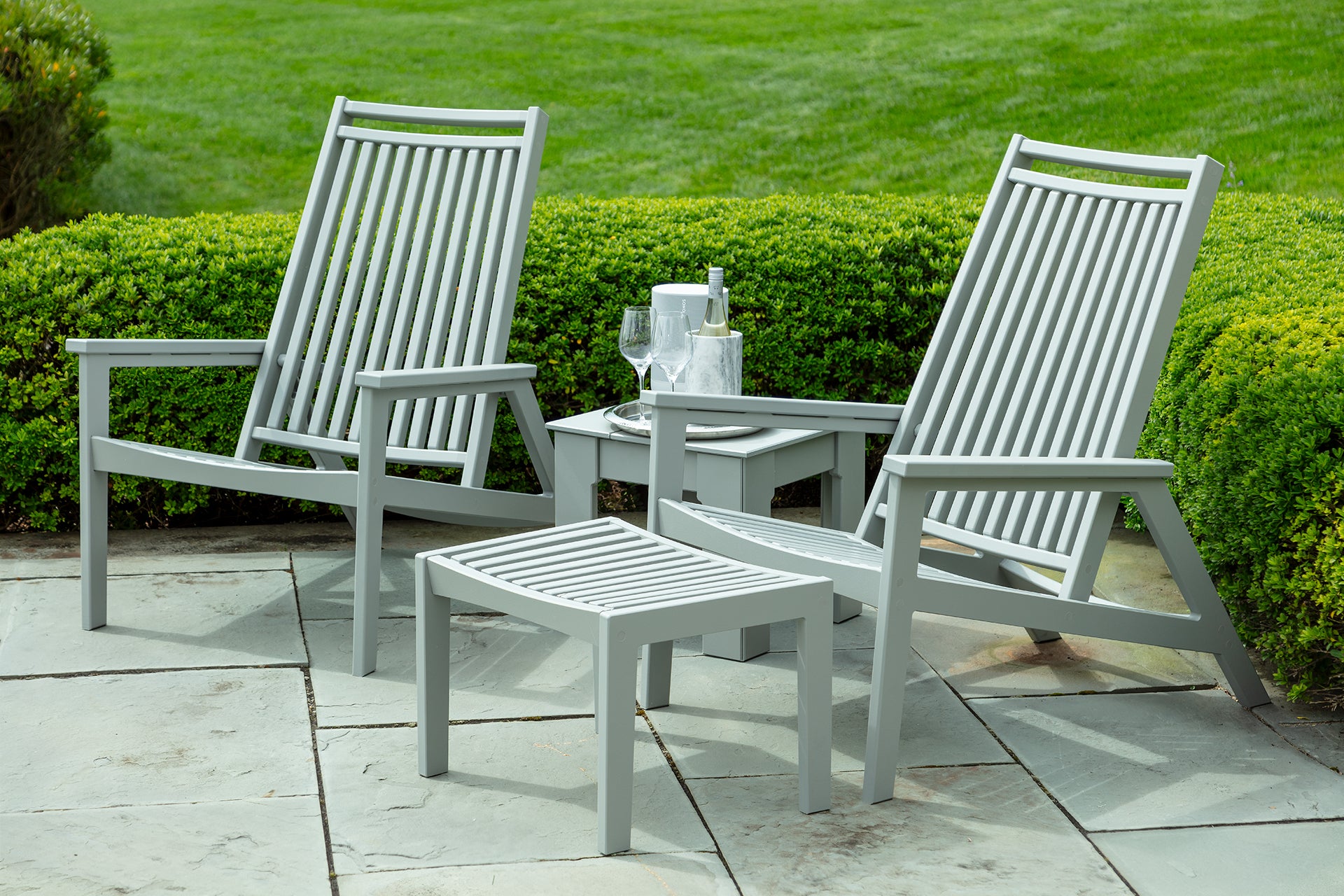 SUR Ottoman | Weather-Resistant Outdoor Ottoman by Seaside Casual