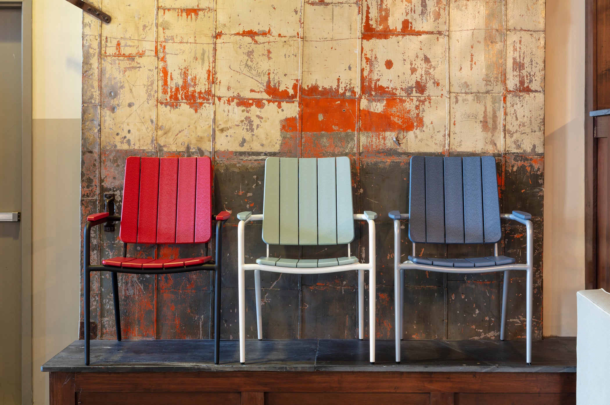 HIP Stackable Dining Arm Chair | Weather-Resistant Outdoor Dining Chair