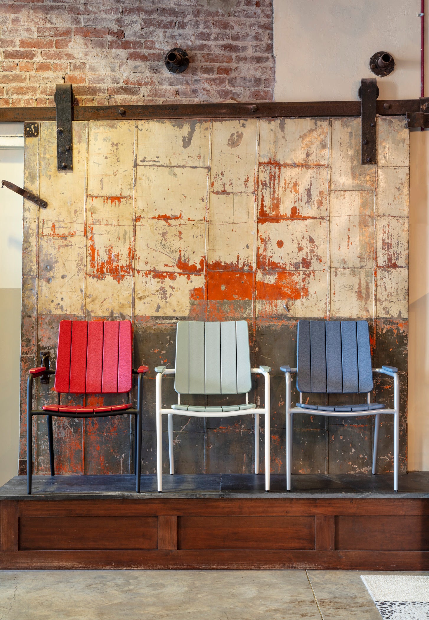 HIP Stackable Dining Arm Chair | Weather-Resistant Outdoor Dining Chair