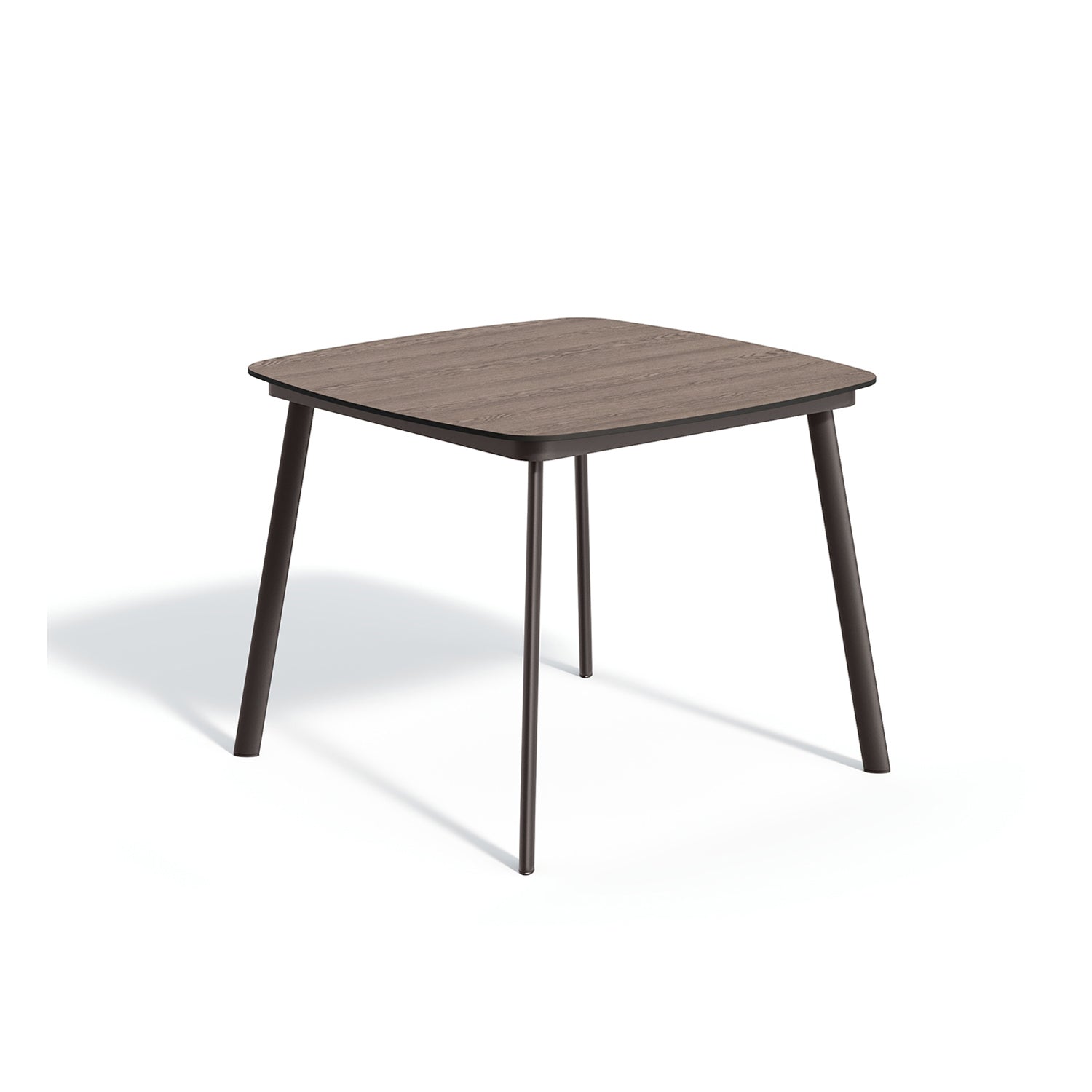 Oxford Garden Eiland 45" Square Counter Table – Carbon Frame with HPL Top
