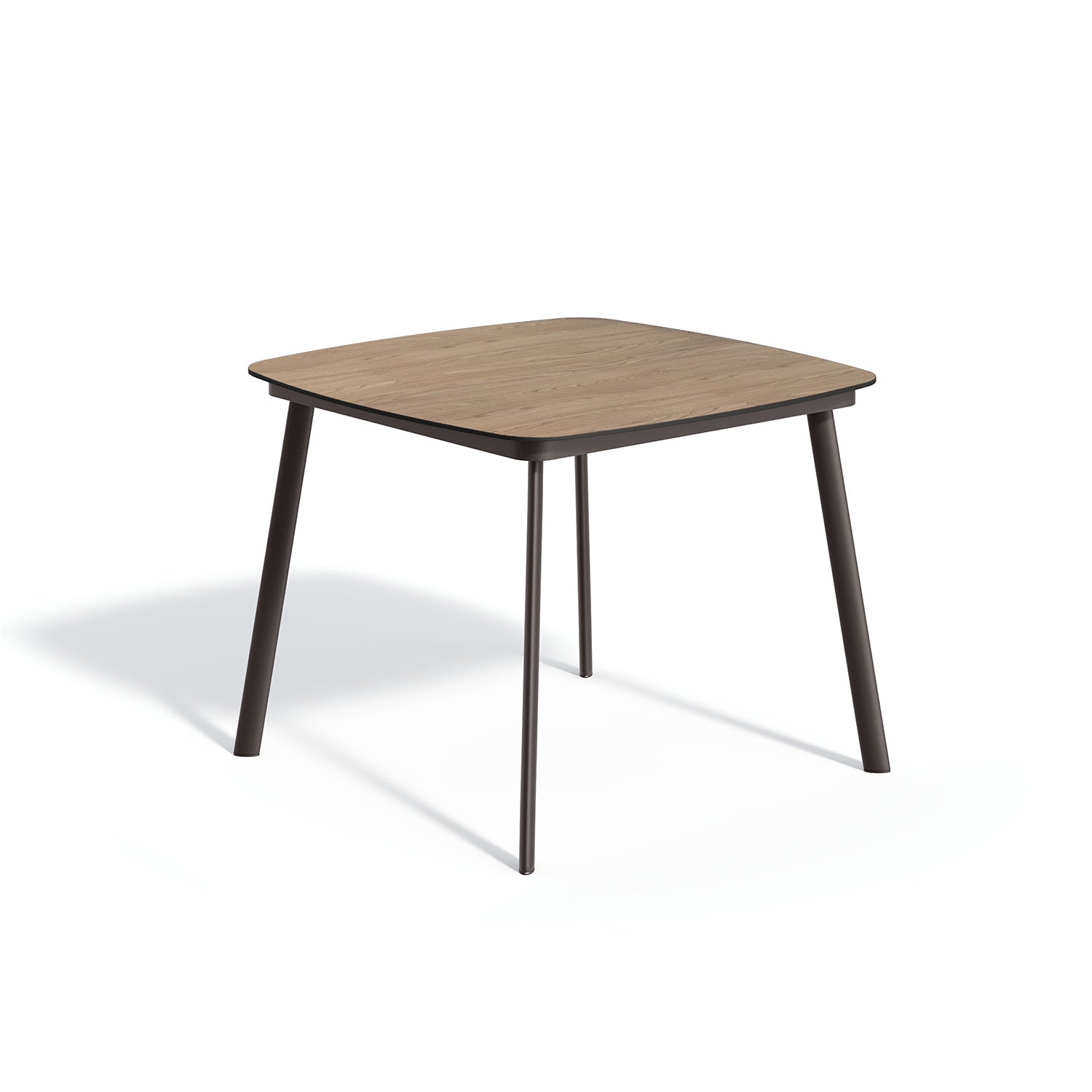 Oxford Garden Eiland 45" Square Counter Table – Carbon Frame with HPL Top