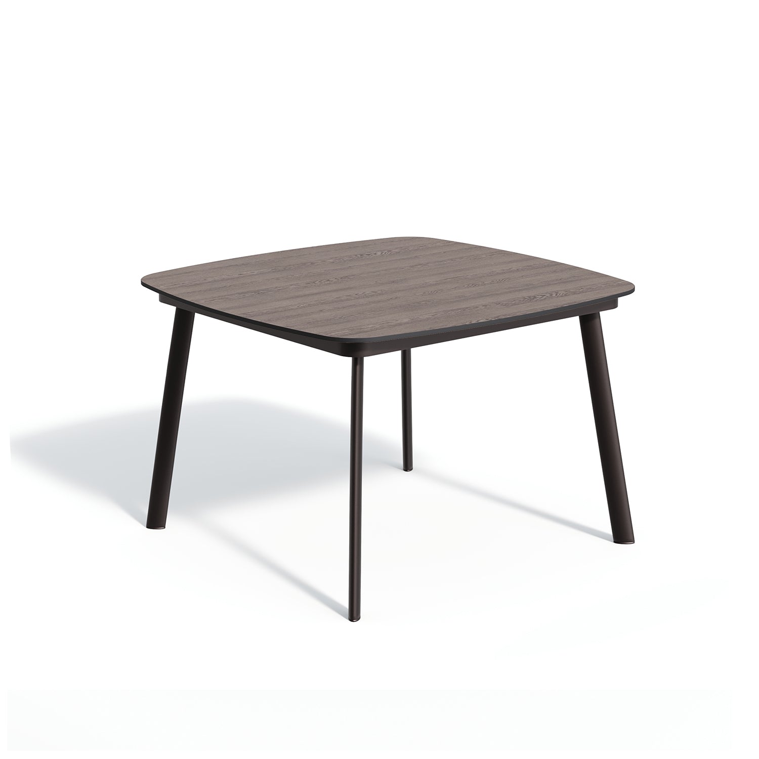 Oxford Garden Eiland 45" Square Dining Table – Carbon Frame with HPL Top
