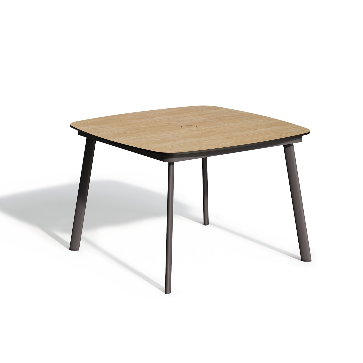 Oxford Garden Eiland 45" Square Dining Table – Carbon Frame with HPL Top