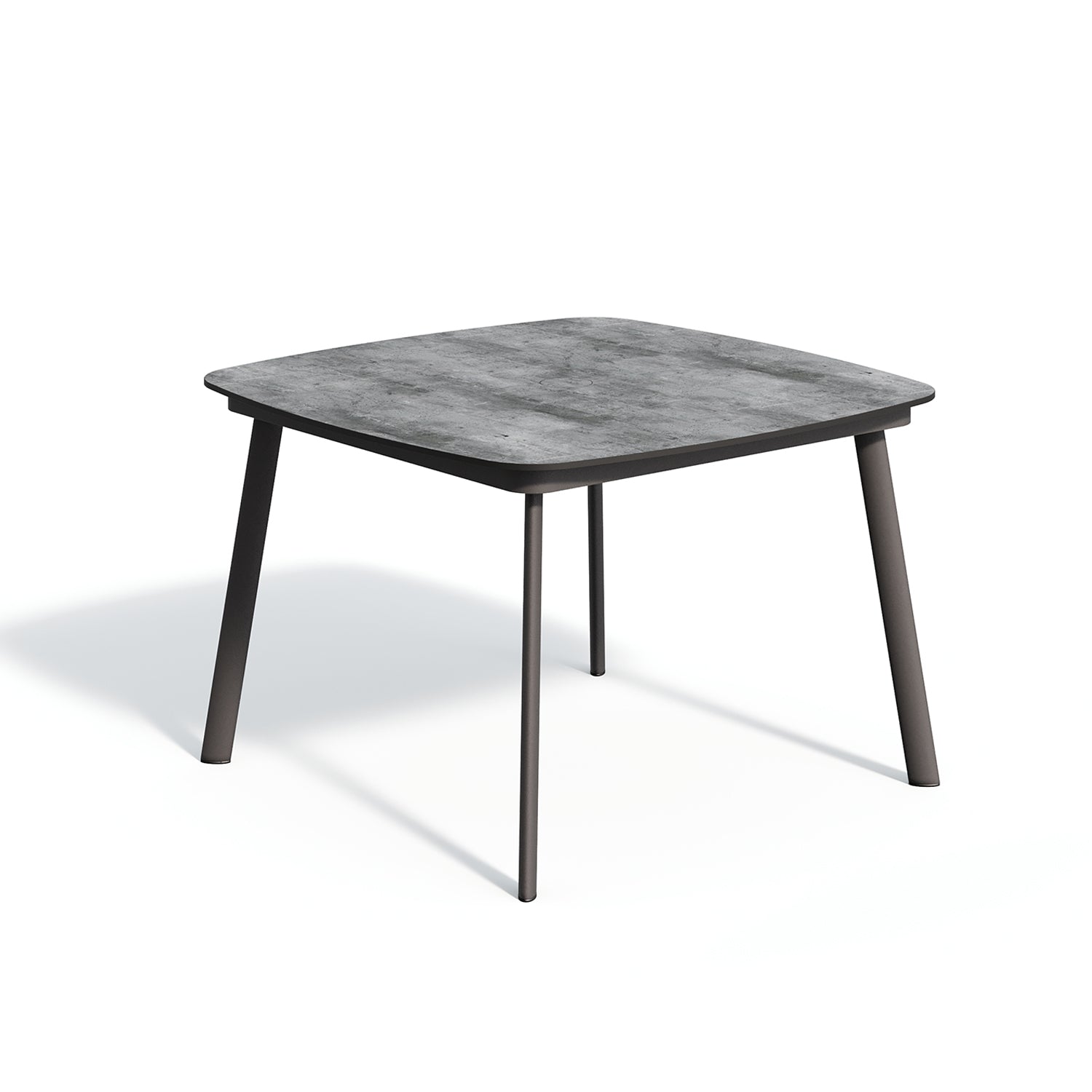Oxford Garden Eiland 45" Square Dining Table – Carbon Frame with HPL Top