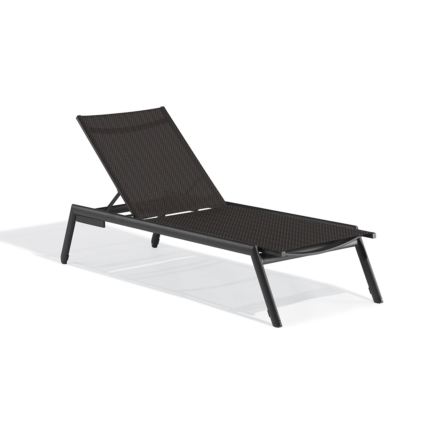 Oxford Garden Eiland Armless Chaise Lounge – Carbon Frame with Ninja Sling Seat & Back