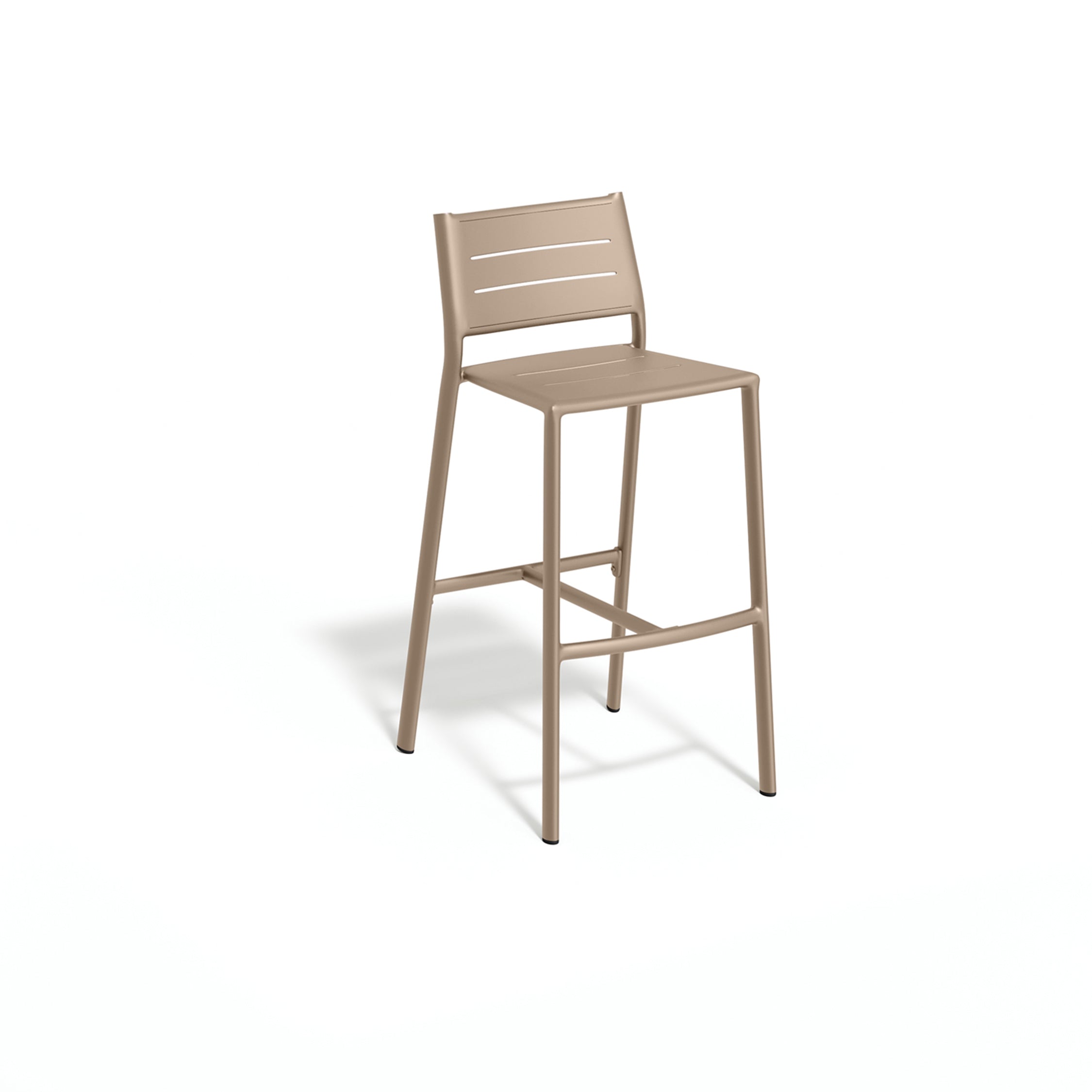 Oxford Garden Eiland All-Aluminum Bar & Counter Chair – Carbon or Taupe Frame