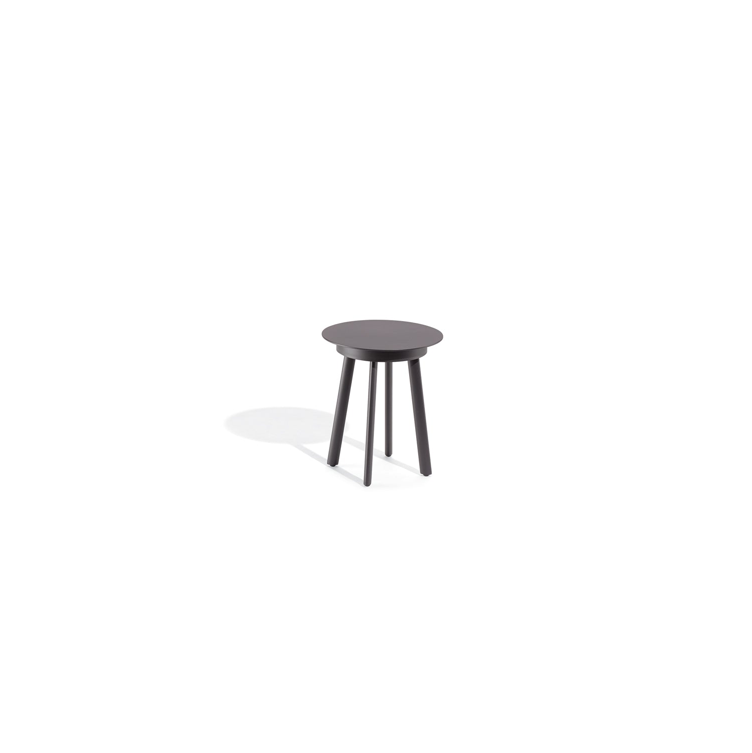 Oxford Garden Eiland All-Aluminum End Table – Carbon Frame
