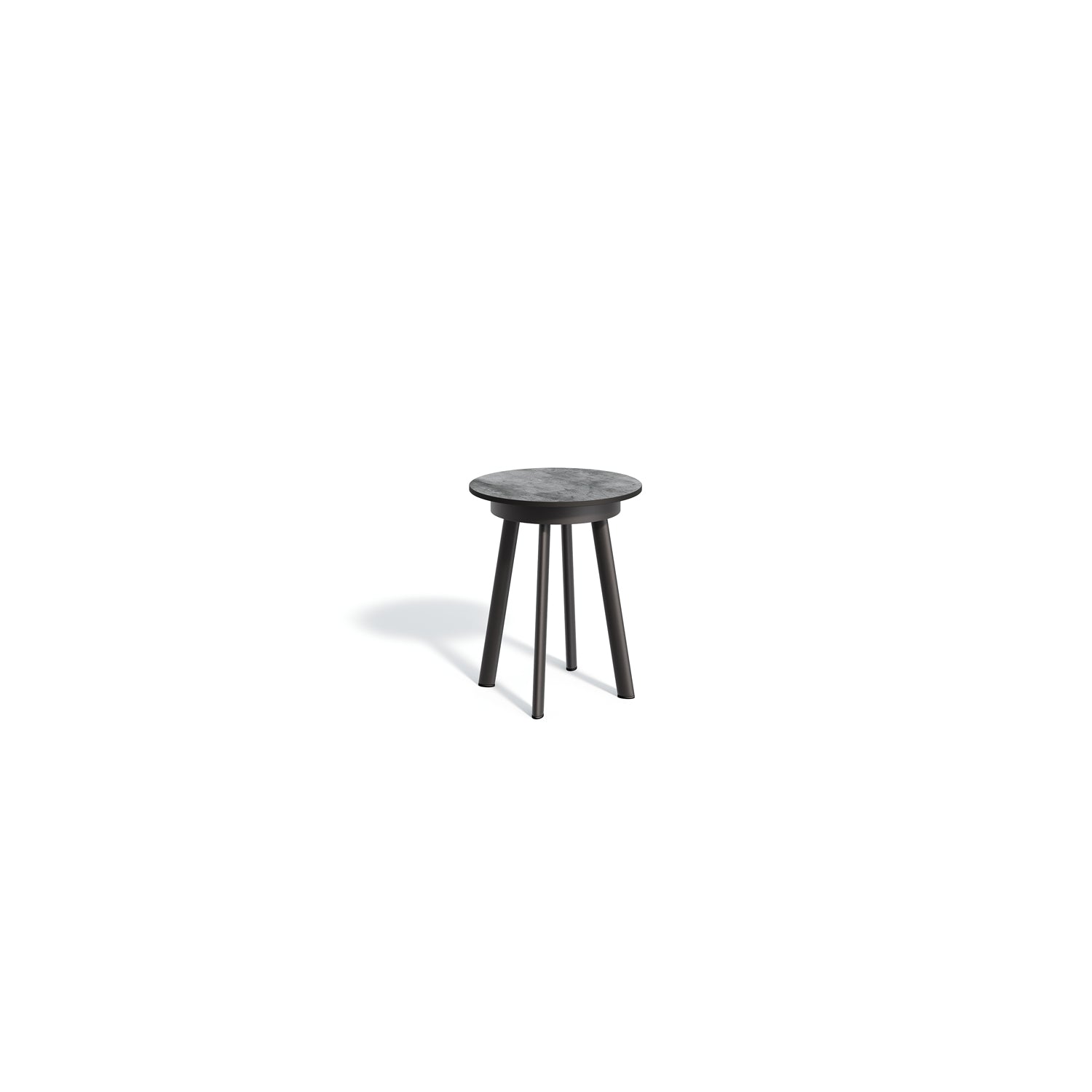 Oxford Garden Eiland End Table – Carbon Frame with HPL Top