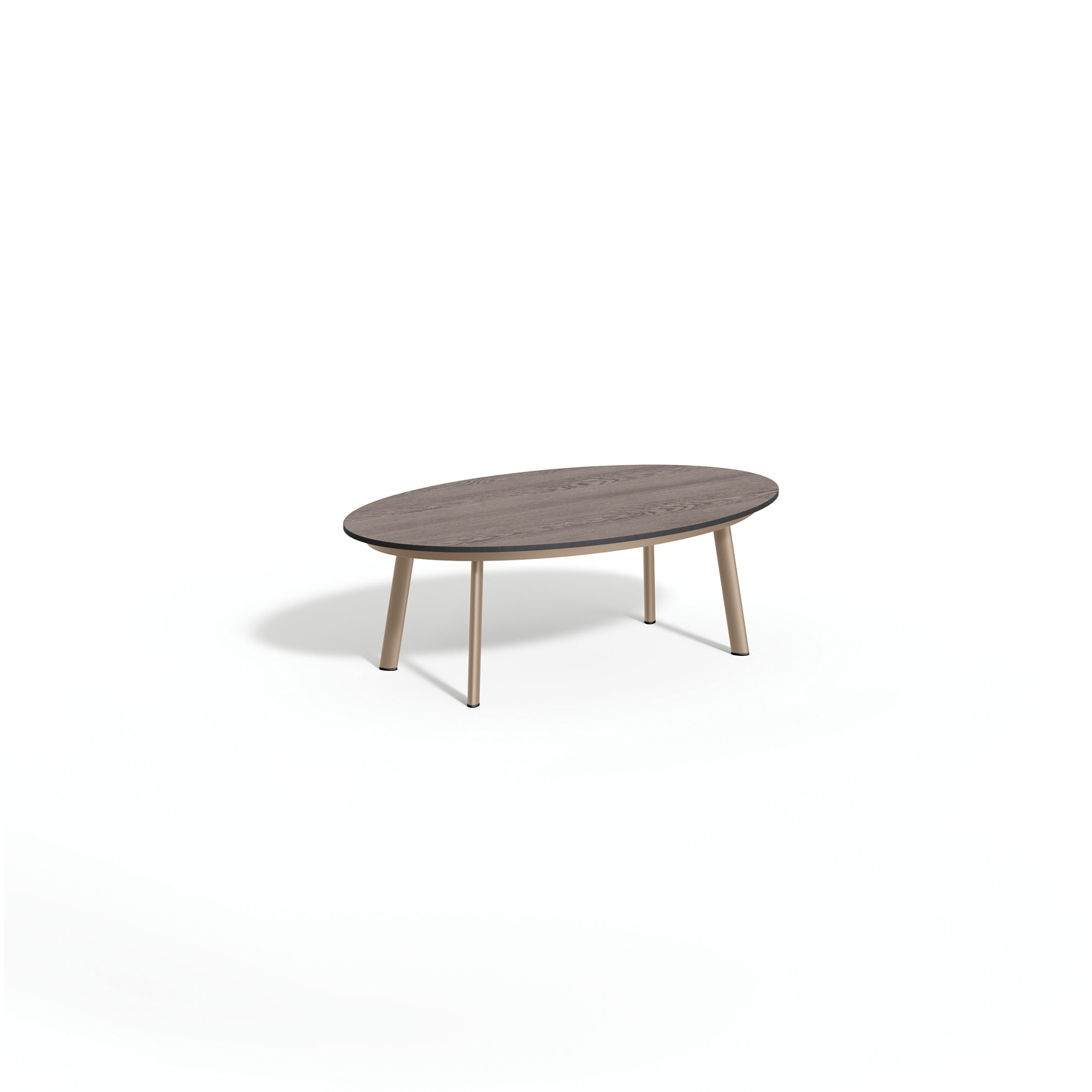 Oxford Garden Eiland Coffee Table – Taupe Frame with HPL Top