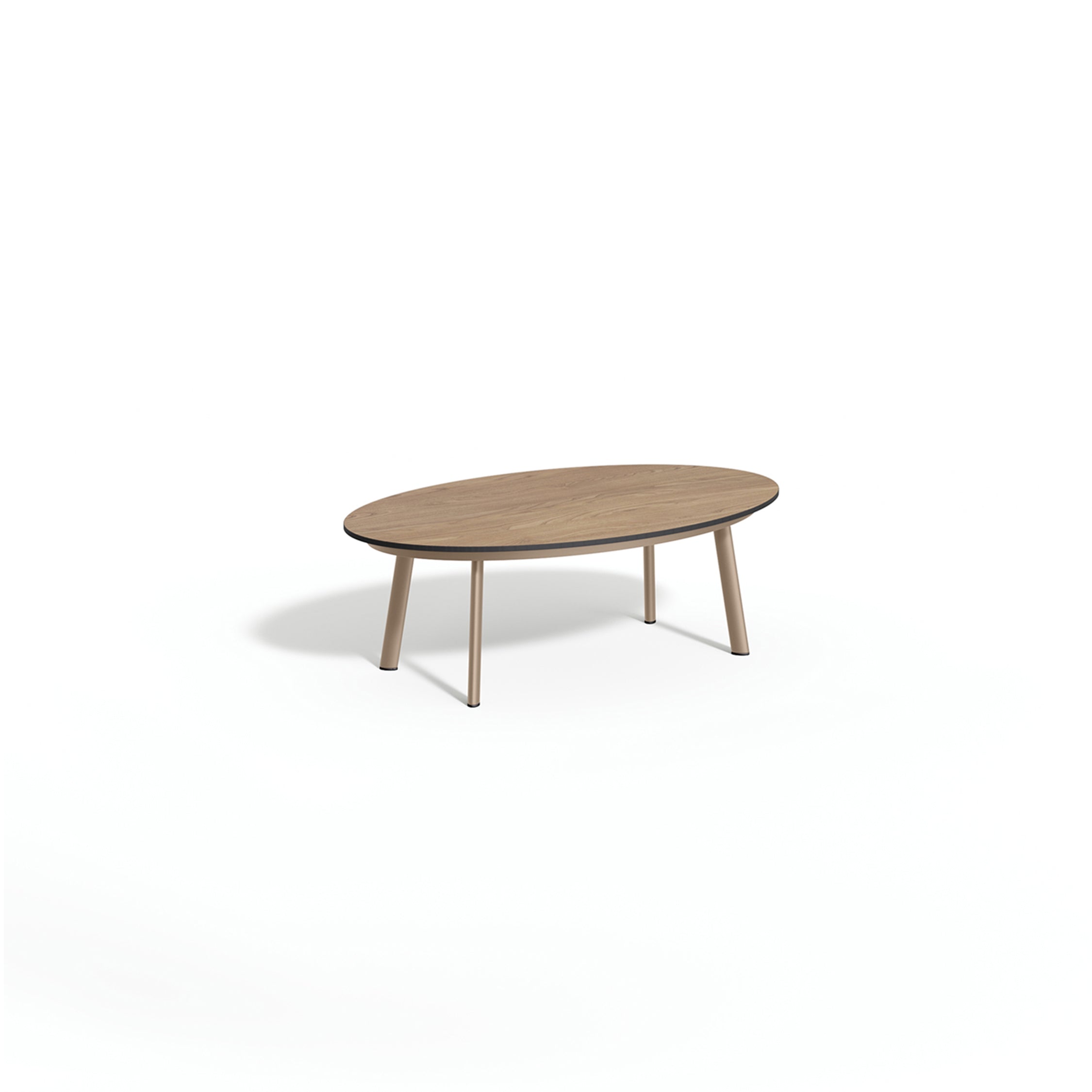 Oxford Garden Eiland Coffee Table – Taupe Frame with HPL Top