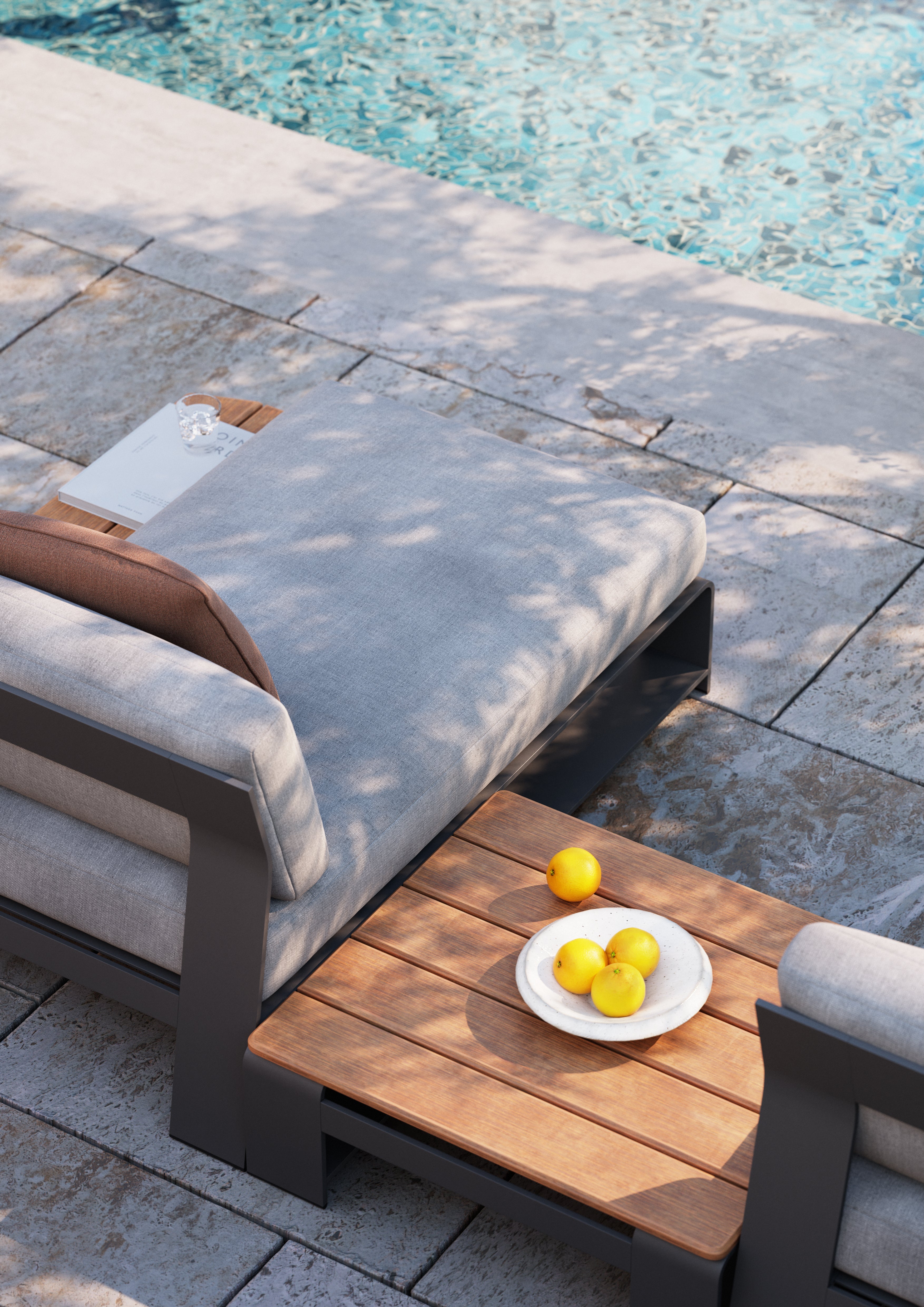 Gather Side Table with NextTeak Top