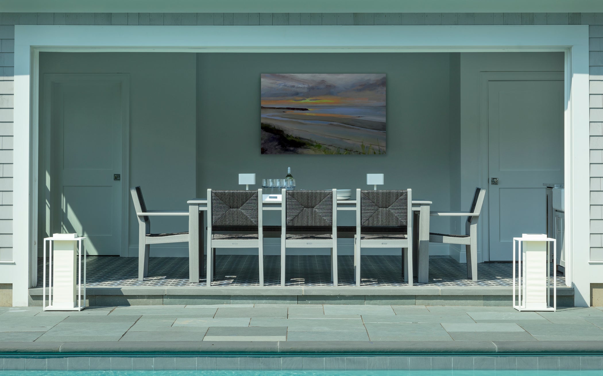 Greenwich Dining Table 35x90 | Seaside Casual Outdoor Furniture