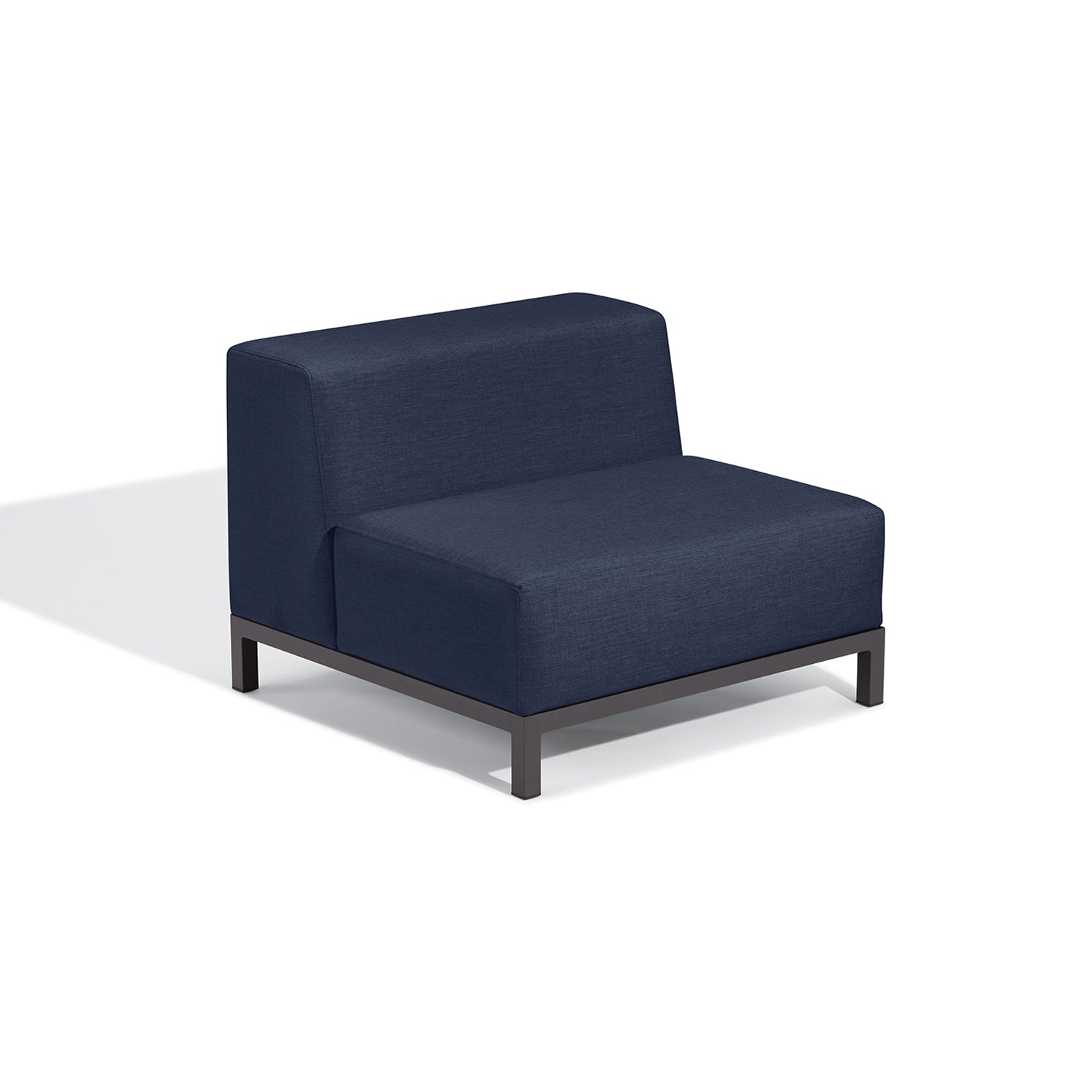 Oxford Garden Koral Modular Side Seat – Carbon Frame with Spectrum Indigo Cushions