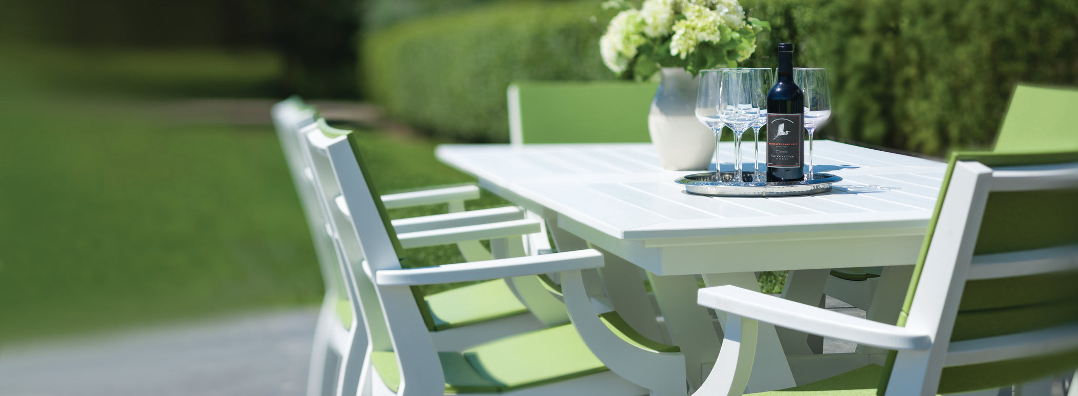 Seaside Casual SYM Arm Chair- Modern Outdoor Dining