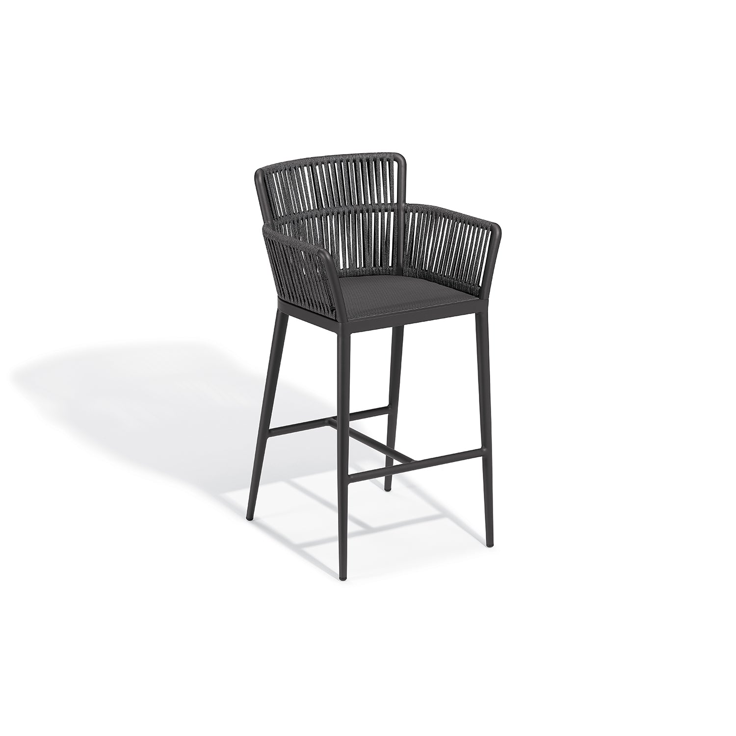 Oxford Garden Nette Bar & Counter Chair – Carbon Frame with Ninja Seat & Pewter Back