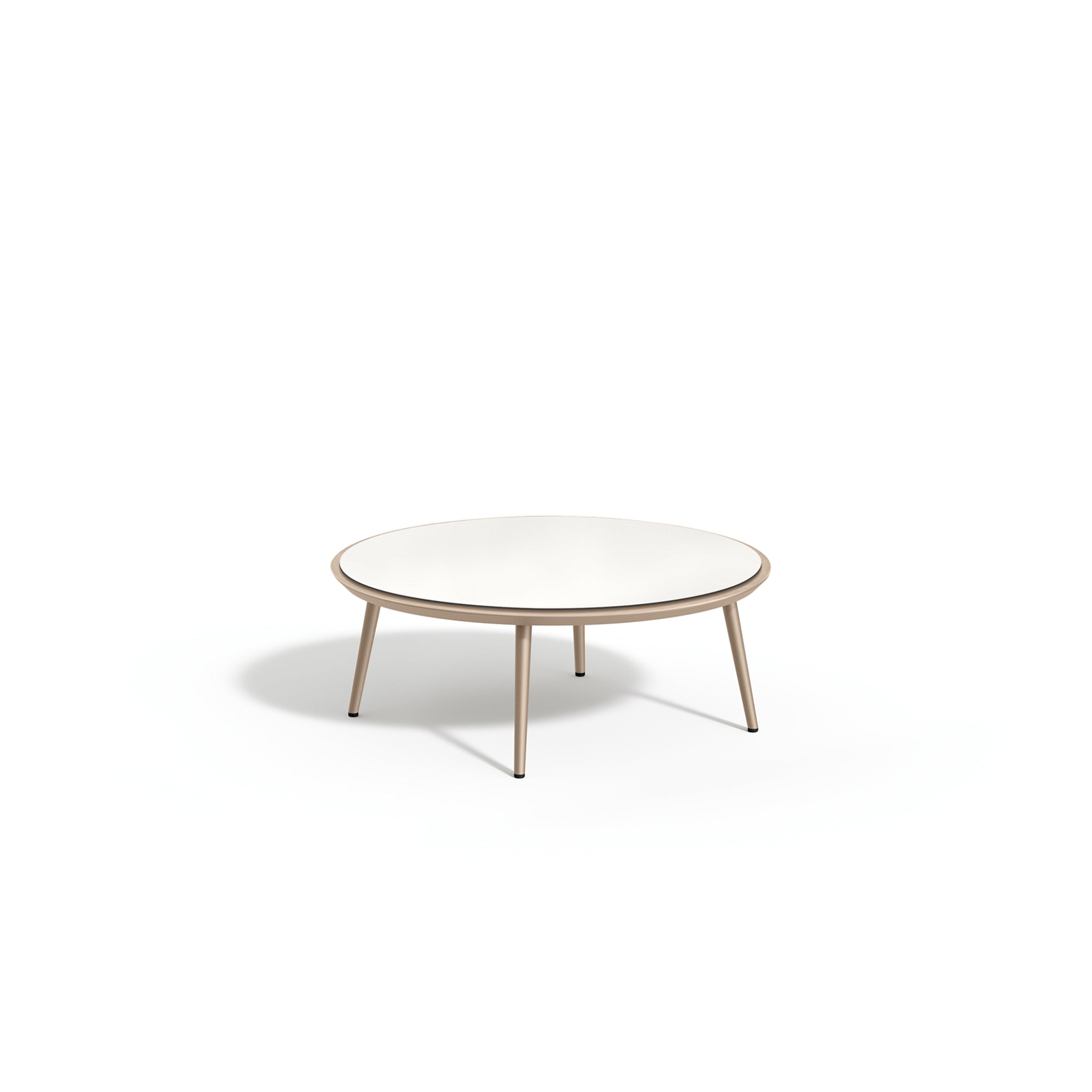Oxford Garden Nette Coffee Table – Taupe Frame with HPL Top