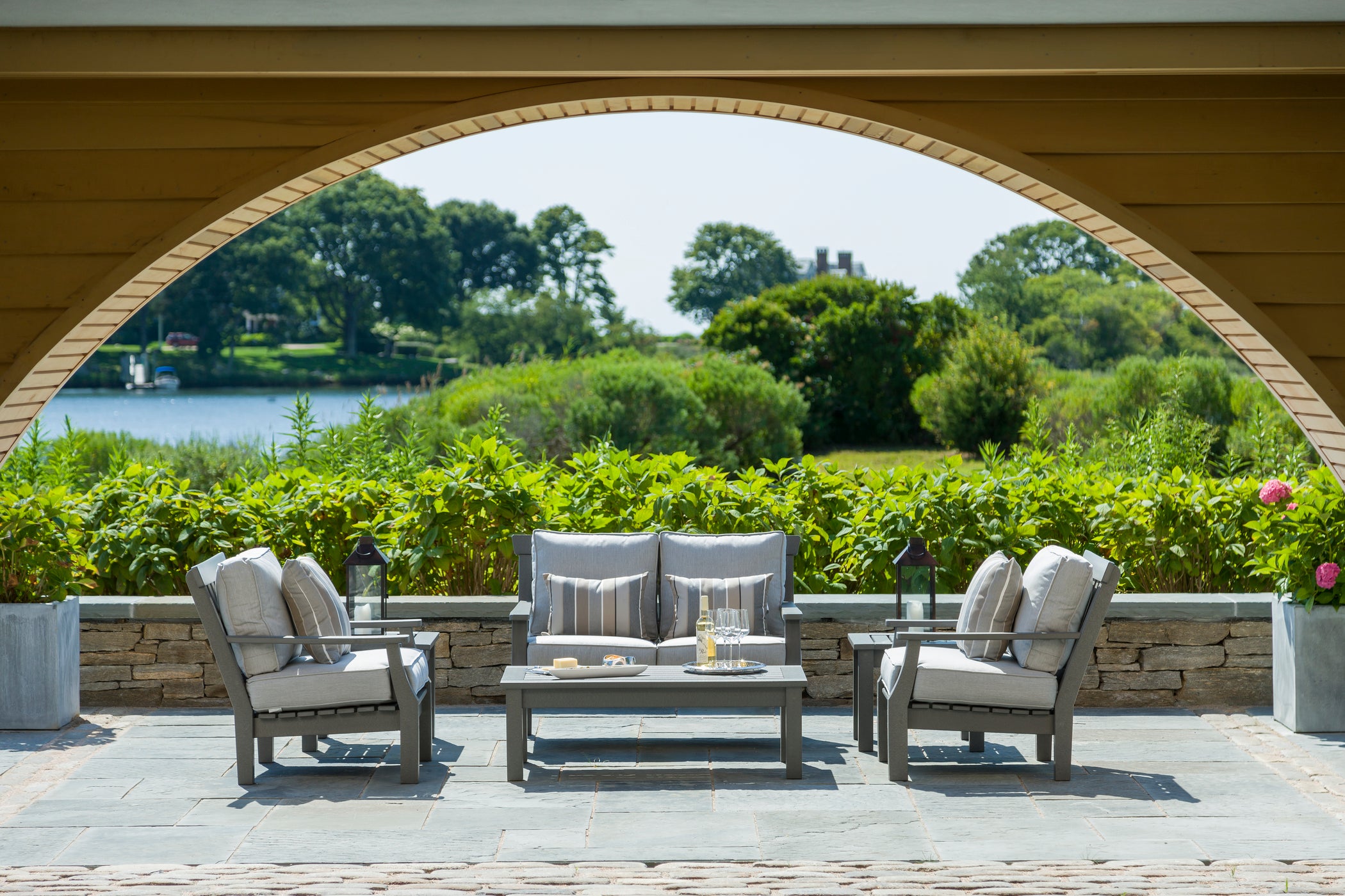 Nantucket Love Seat | Seaside Casual Outdoor Seating