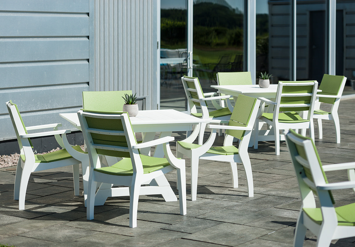 Seaside Casual SYM 44" Dining Table – Modern Outdoor Dining