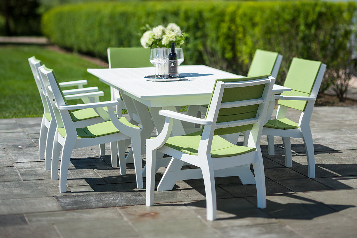 Seaside Casual SYM Arm Chair- Modern Outdoor Dining