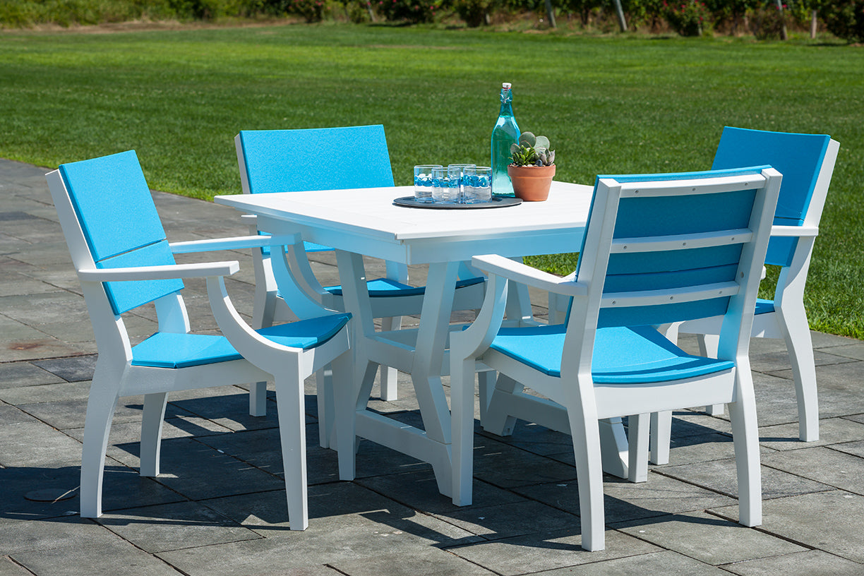 Seaside Casual SYM 44" Dining Table – Modern Outdoor Dining