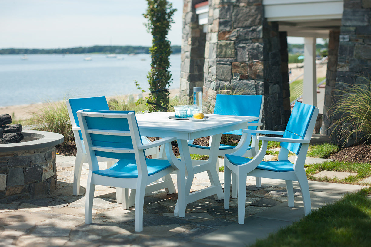 Seaside Casual SYM Arm Chair- Modern Outdoor Dining