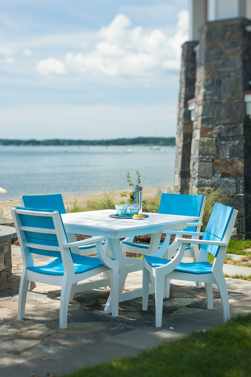 Seaside Casual SYM Arm Chair- Modern Outdoor Dining