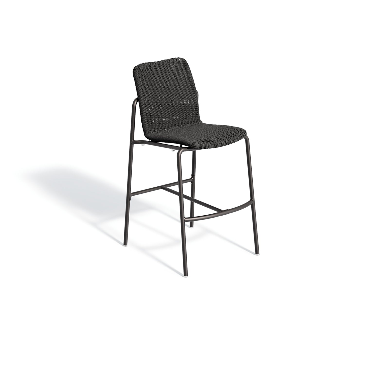 Oxford Garden Orso Bar & Counter Chair – Carbon Frame with Oria Weave Seat & Back