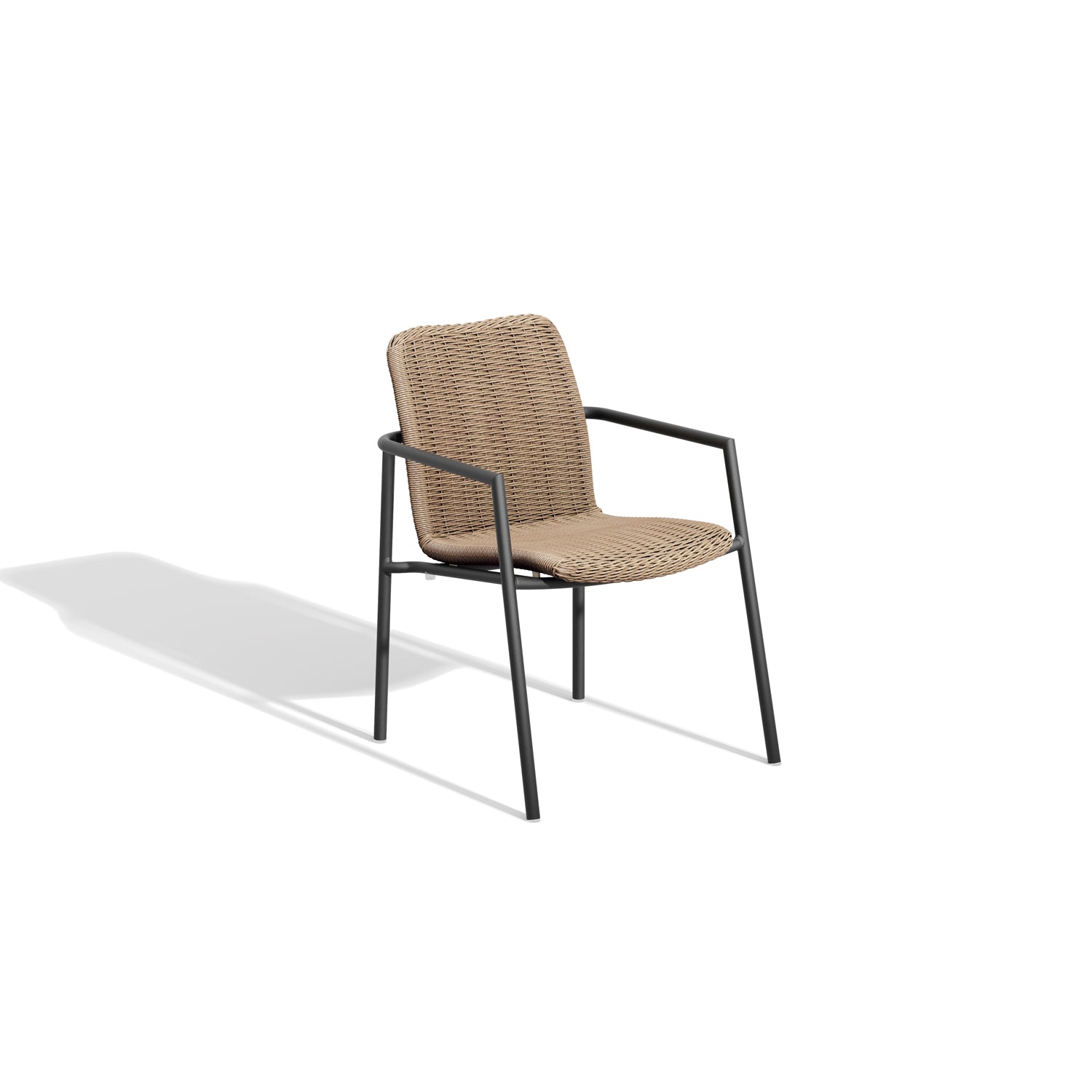 Oxford Garden Orso Armchair – Carbon Frame with Oria Weave Seat & Back