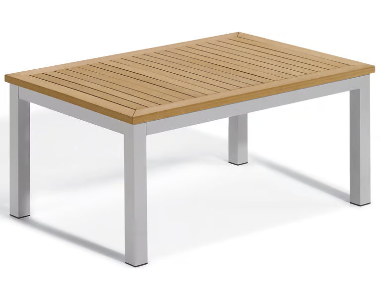 Oxford Garden Travira Coffee Table – Modern Outdoor Tekwood Patio Table