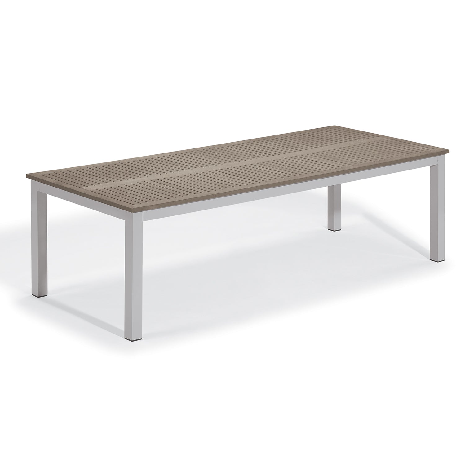 Oxford Garden Travira 103" Rectangular Dining Table – Flint Frame with Tekwood Top