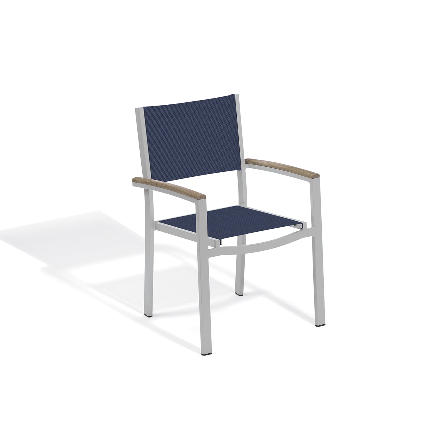 Oxford Garden Travira Sling Armchair – Flint Frame with Sling Seat & Vintage Tekwood Arms