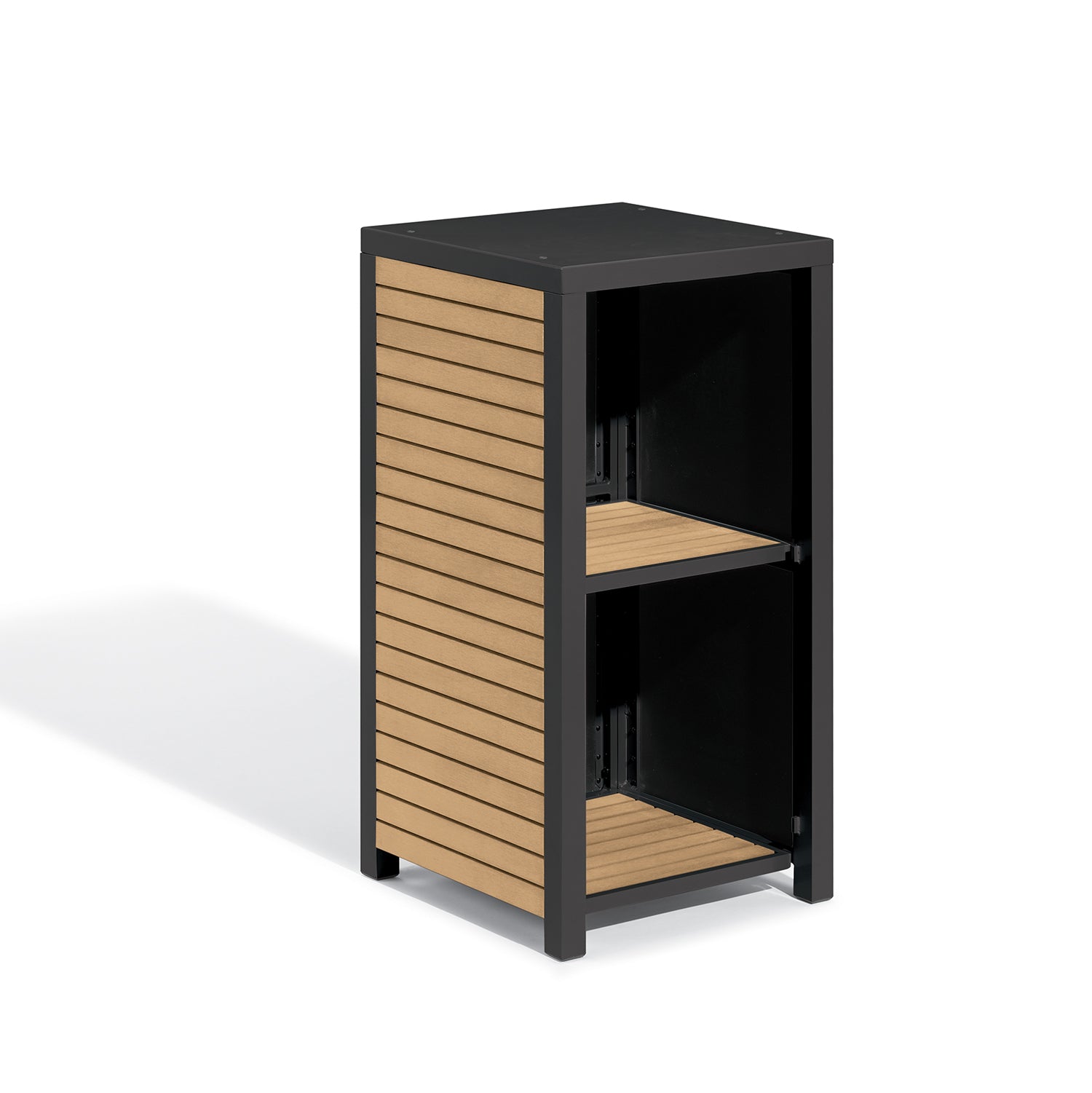 Oxford Garden Travira Modular Valet Shelves Base – Carbon Frame with Tekwood Slats